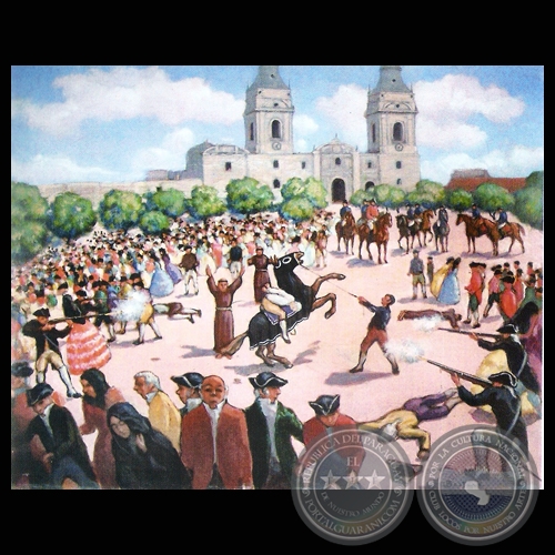 AJUSTICIAMIENTO DE JOS� DE ANTEQUERA Y CASTRO, 1960 - Obra de JAIME BESTARD